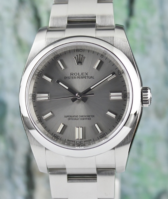 (image for) LIKE NEW ROLEX MEN SIZE STAINLESS STEEL OYSTER PERPETUAL / 116000